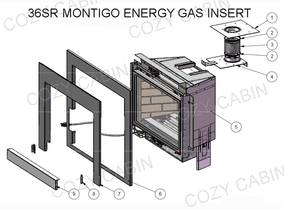 Montigo Energy Gas Insert (36SR) #36SR